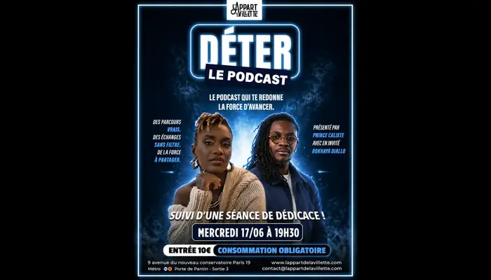 🎙️✨ Déter Le Podcast en public – Une soirée inspirante et authentique à L’Appart de la Villette