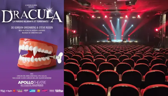 🧛‍♂️🔥 Opportunité : DRACULA, la parodie hilarante et terrifiante... à mourir de rire !(Apollo Théâtre)  (Apollo Théâtre) 