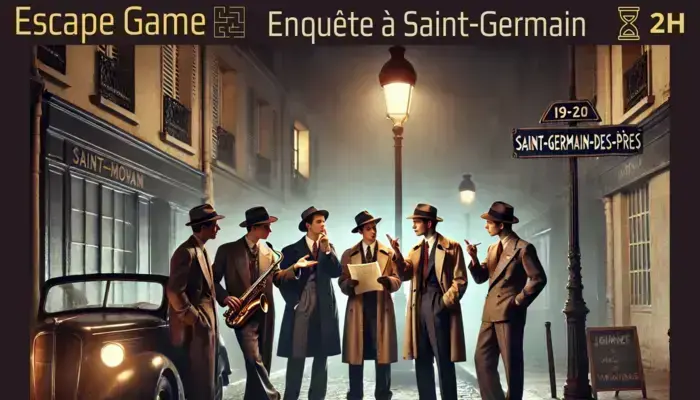 Escape Game Culturel : 🔎 Enquête à Saint-Germain : Plongez dans le Paris des Zazous ! 🎷🎭 