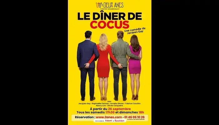Le dîner de cocus (Théâtre des 2 Anes)