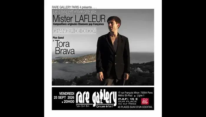 Concert intimiste Mister Lafleur @ Rare Gallery