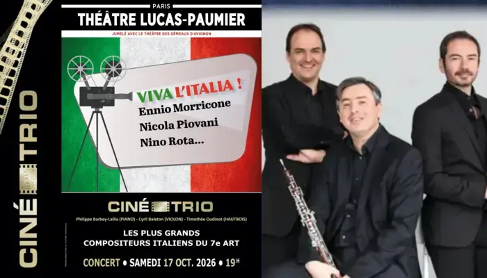 CINE-TRIO : «Les plus grands compositeurs italiens du 7e art»   😍💖💖  _ 17 octobre