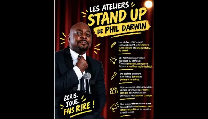 🤣🎤 LES ATELIERS STAND-UP DE PHIL DARWIN – INVITATION GRATUITE BG POUR DÉCOUVRIR LE COURS ! ✨