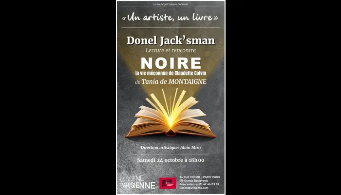 Un artiste, un livre : Donel Jack’sman (La Scène Parisienne) Invitations Exclusives 😍 💖