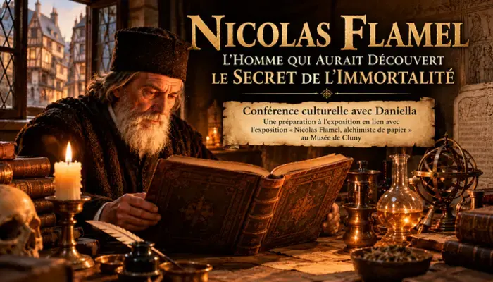 ✨ Conférence : 🔮 NICOLAS FLAMEL : L'HOMME QUI AURAIT DÉCOUVERT LE SECRET DE L'IMMORTALITÉ ! ✨ - 14 novembre