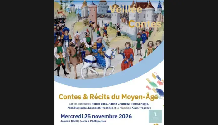 🏰 CONTES & RÉCITS DU MOYEN ÂGE – UNE VEILLÉE HORS DU TEMPS ! ✨