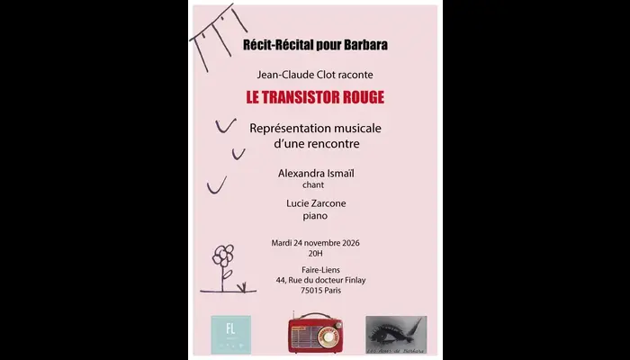 🎹 BARBARA – LE TRANSISTOR ROUGE : UNE RENCONTRE, UNE VOIX, UNE HISTOIRE… ✨
