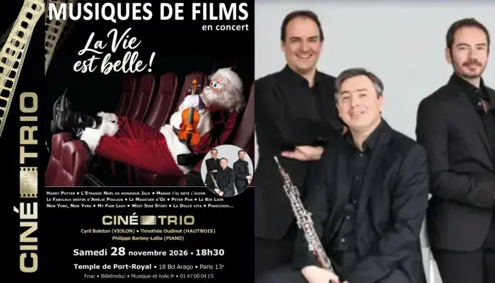 CINE-TRIO (concert thématique n°84)  LA VIE EST BELLE ! 😍💖