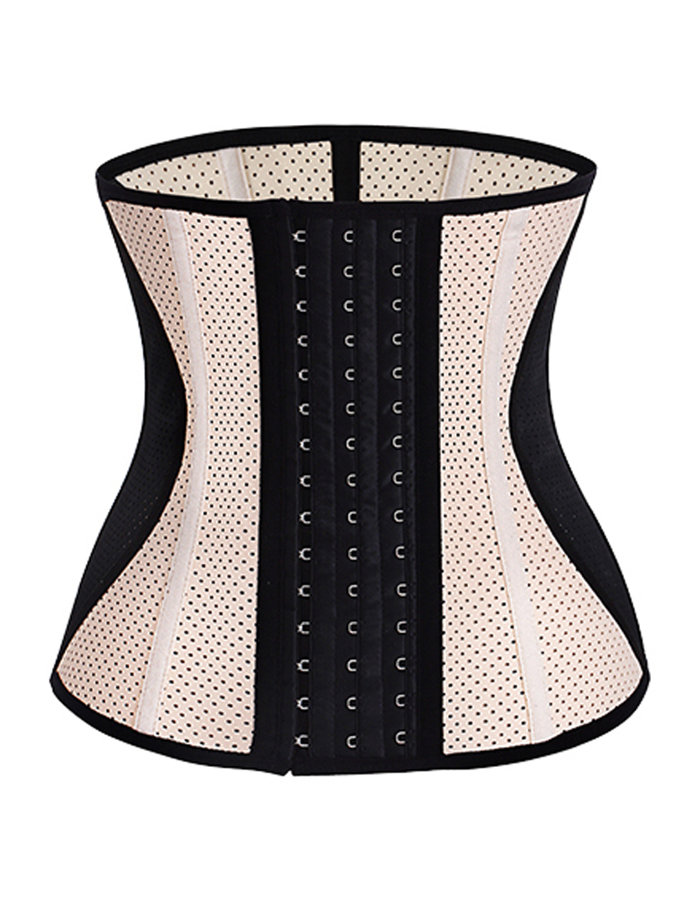 Gorset wyszczuplający Linda beżowo-czarny - Just Perfect Body