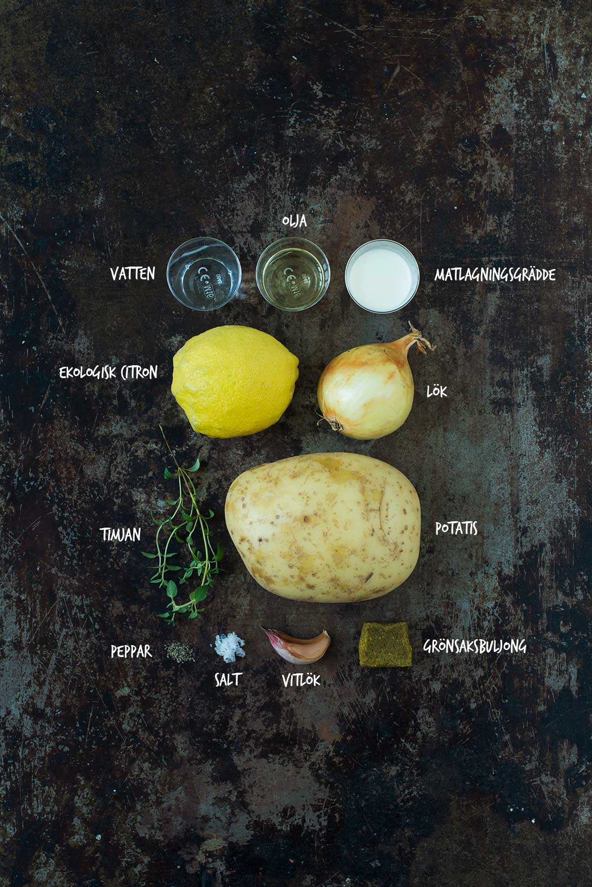 Recept: Potatissoppa med citron och timjan | Frk. Kräsen