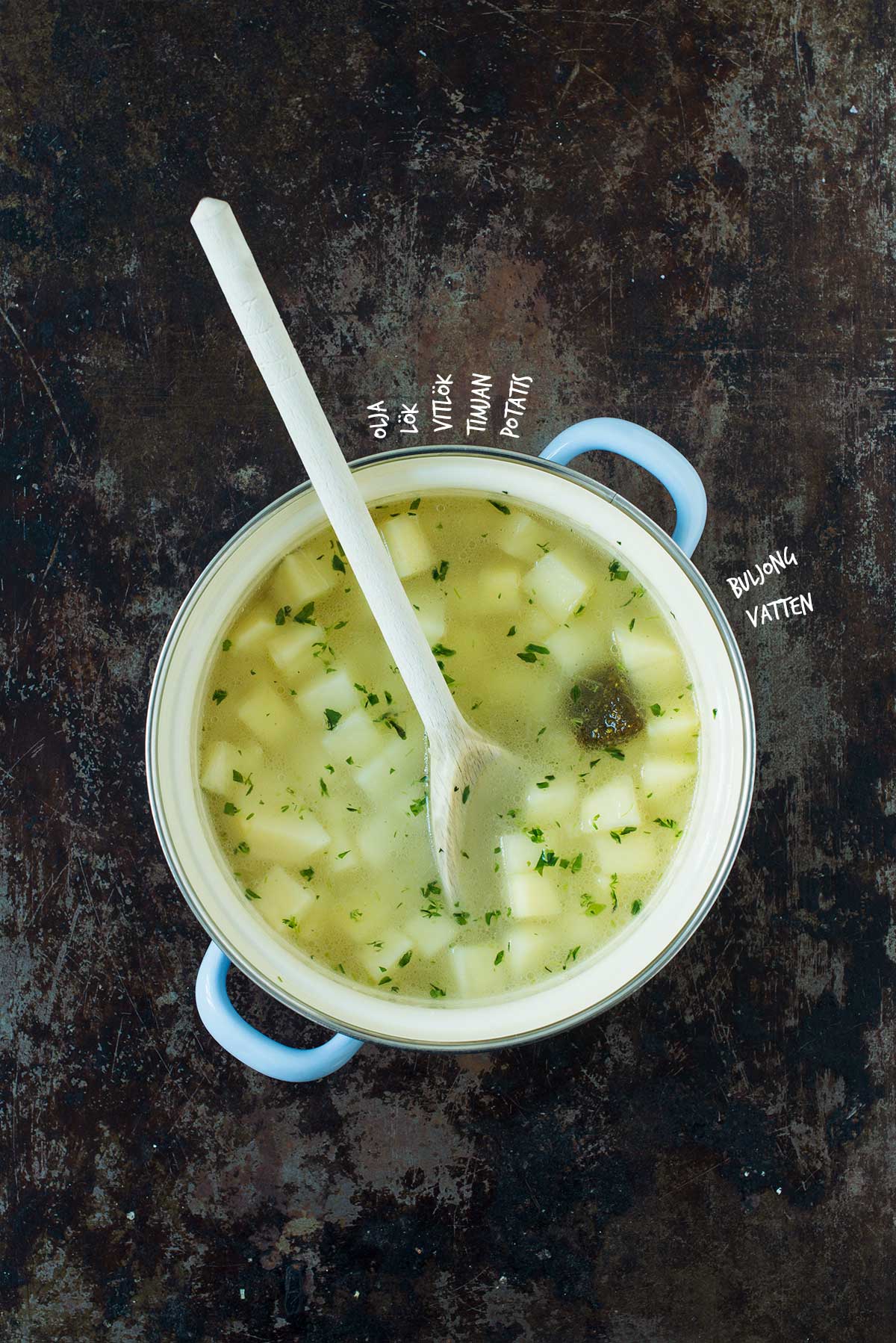 Recept: Potatissoppa med citron och timjan | Frk. Kräsen