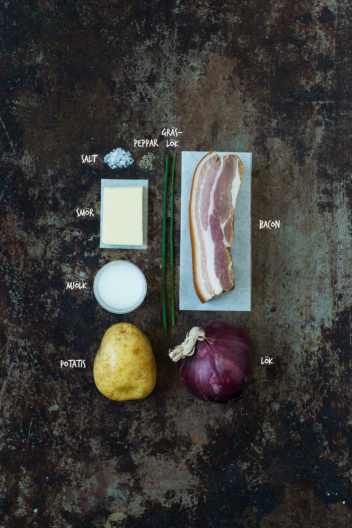 Recept: Dansk "brännande kärlek" med potatismos och bacon | Frk. Kräsen