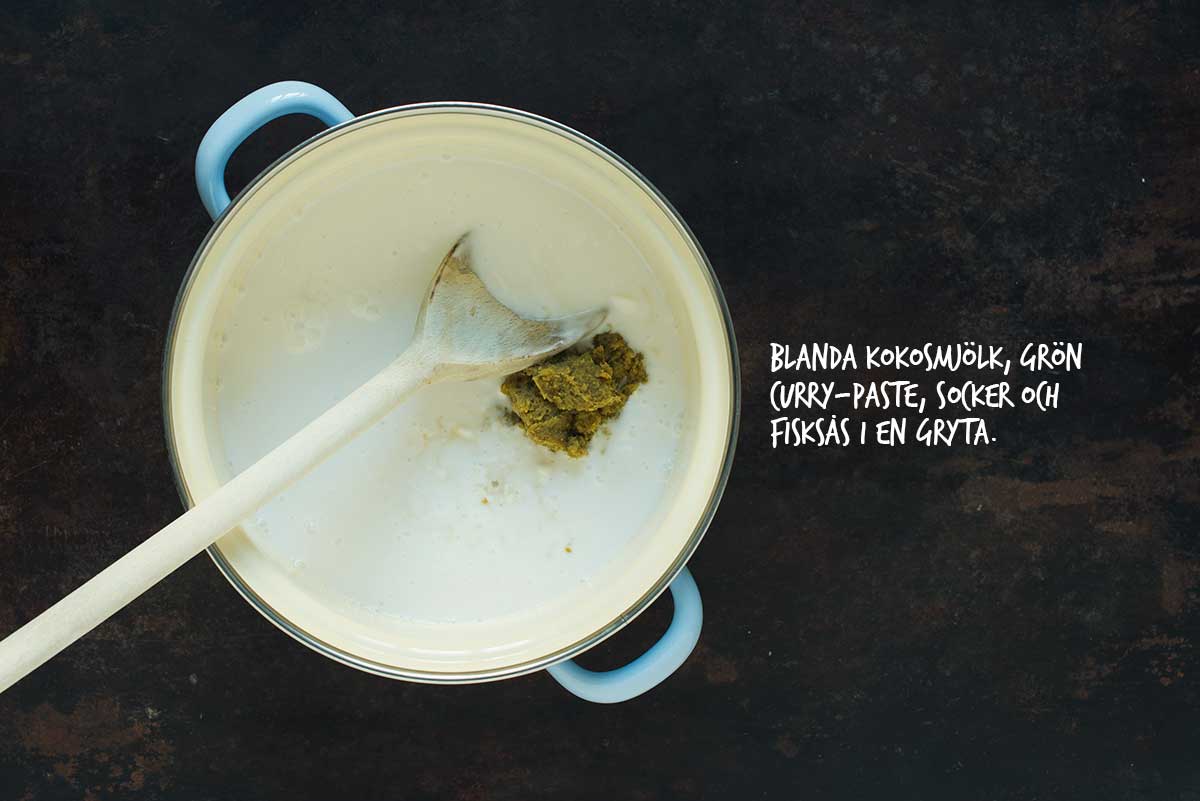 Recept: Kyckling i grön curry | Frk. Kräsen