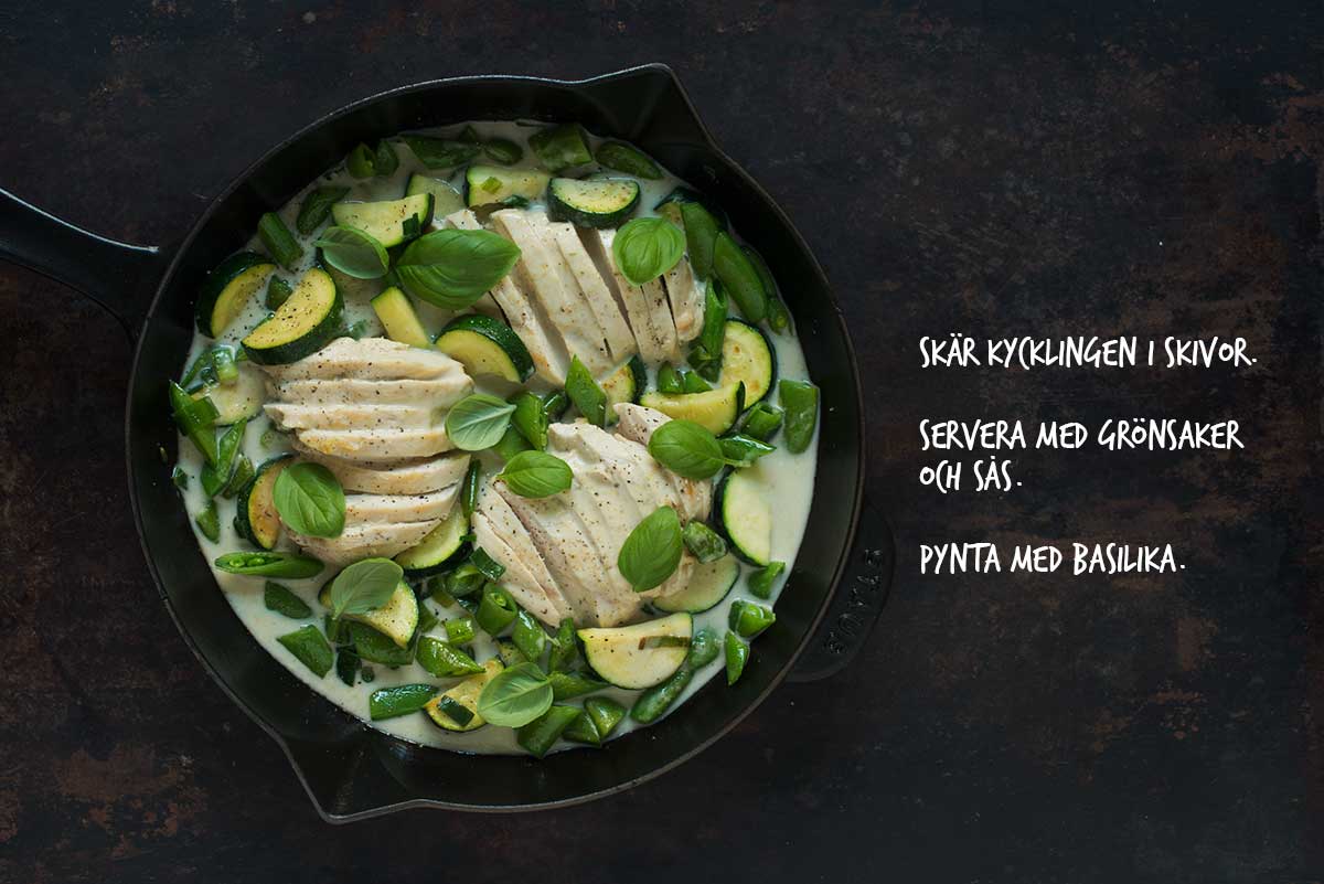 Recept: Kyckling i grön curry | Frk. Kräsen