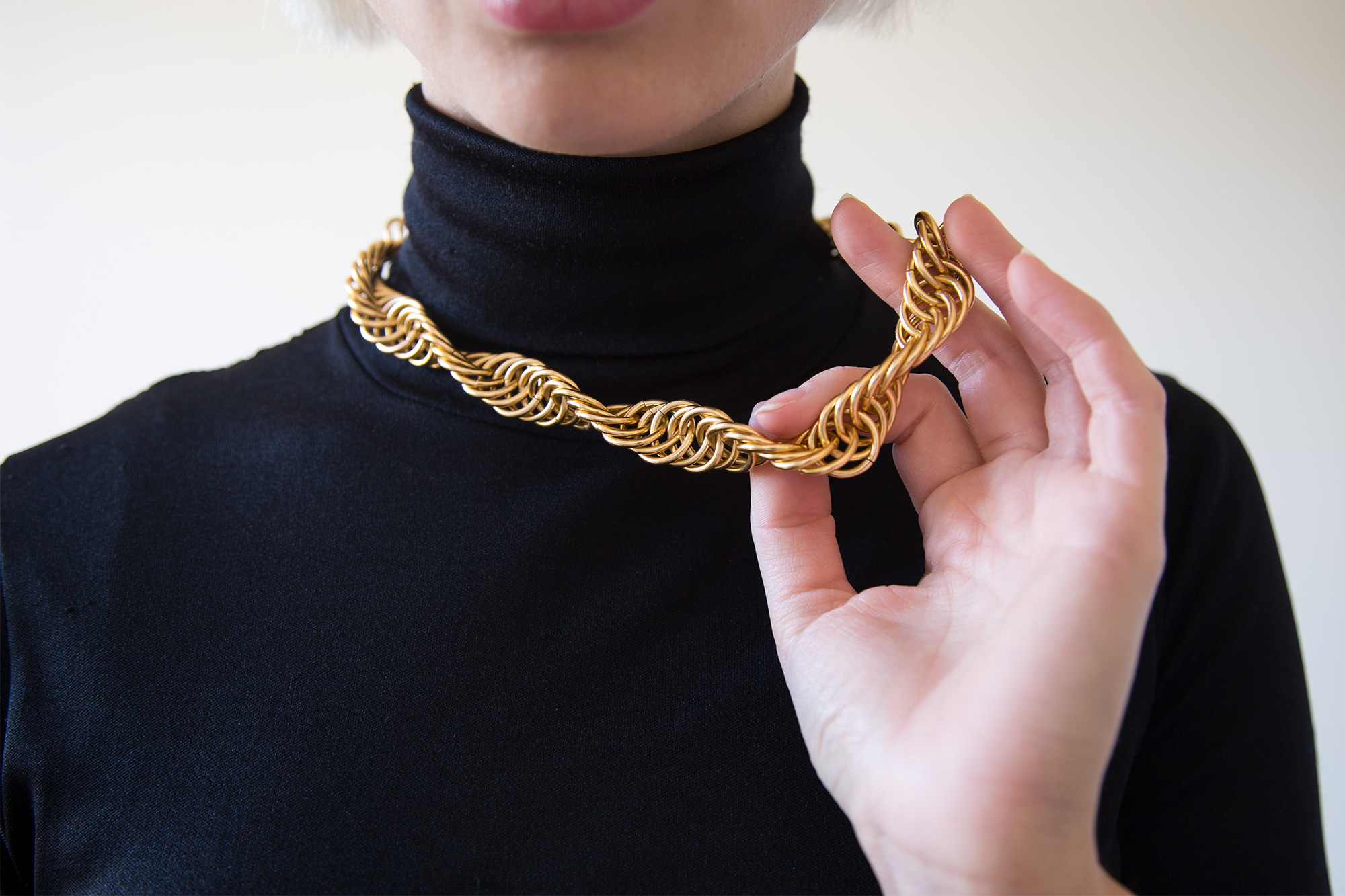 DIY Twisted necklace Dnilva