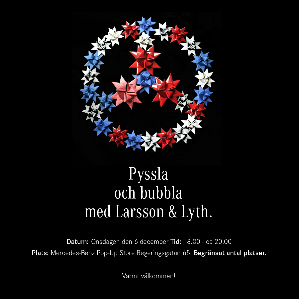 Pyssla och bubbla med Larsson och Lyth