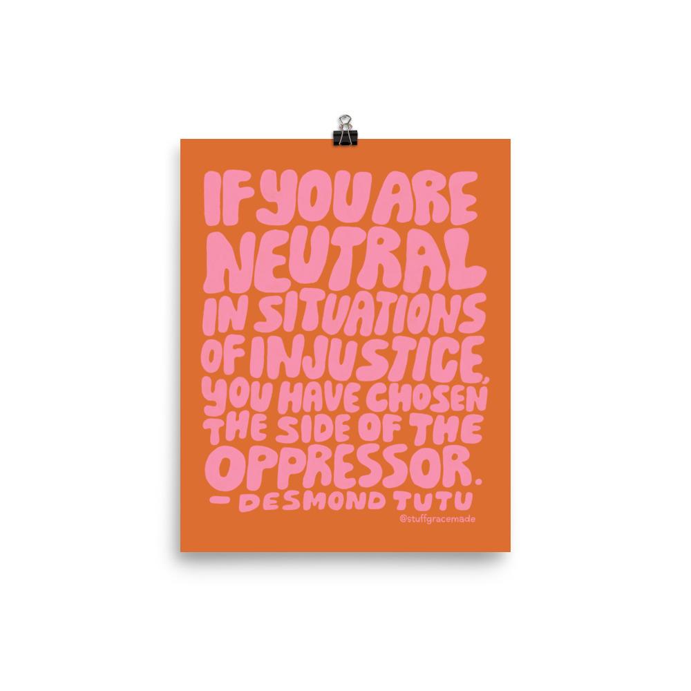All lives do not matter until black lives matter.  Ida Ekw 