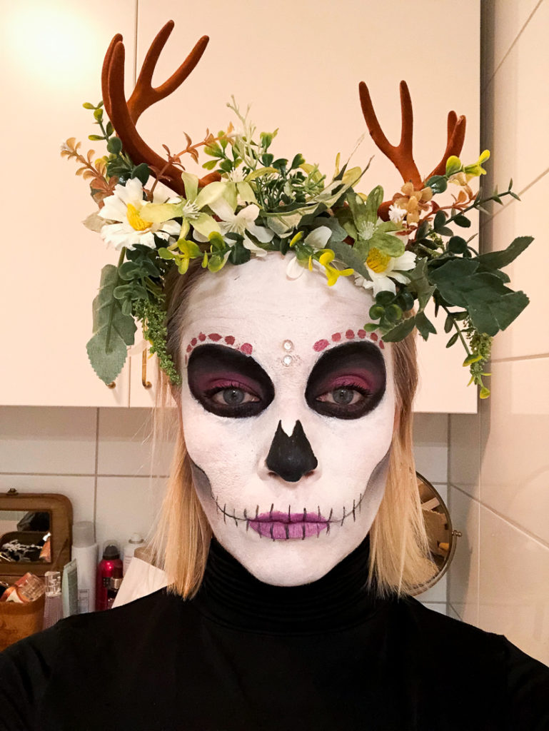 Dia de los muertos smink