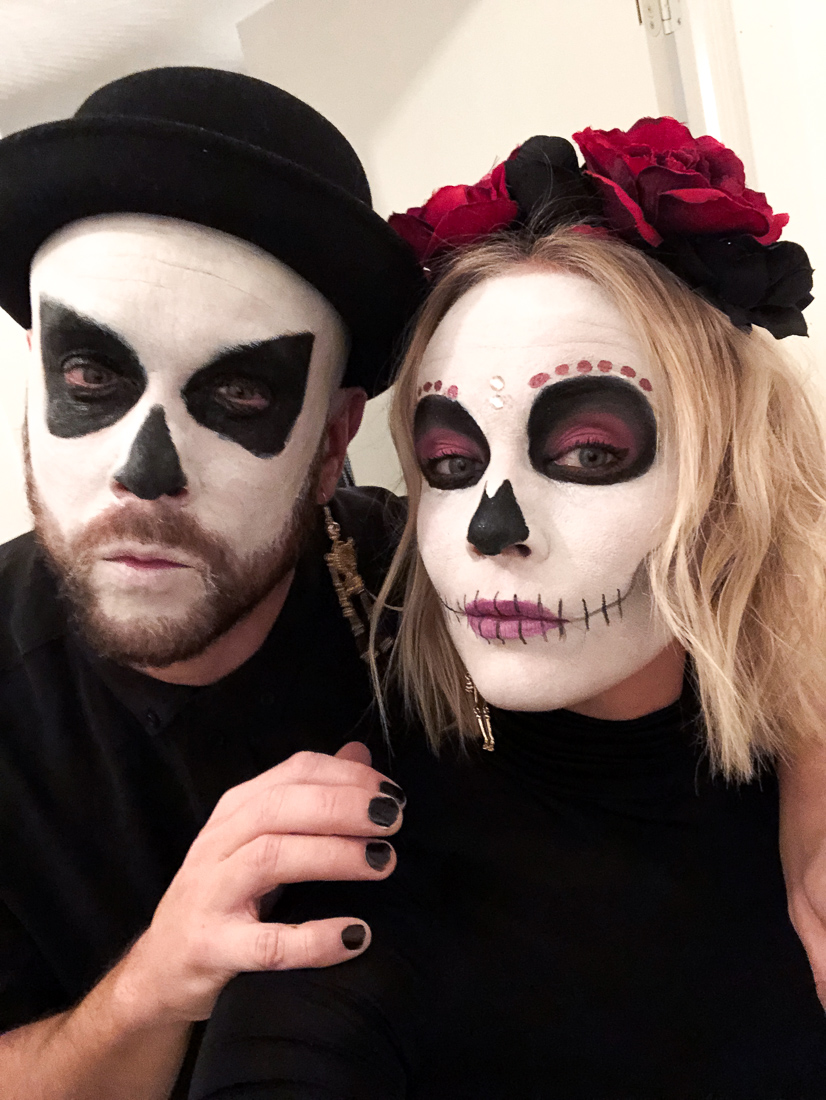 Dia de los muertos smink