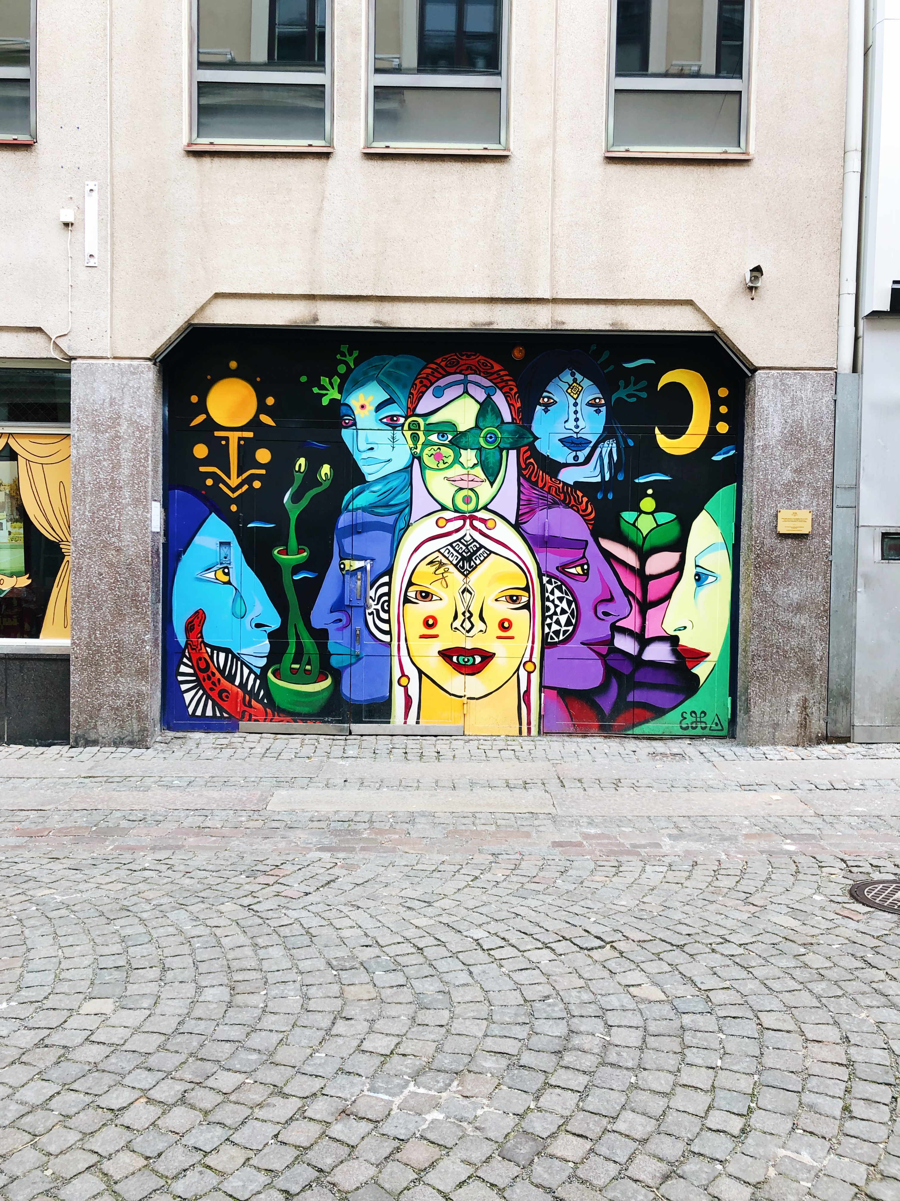Graffiti på Vallgatan