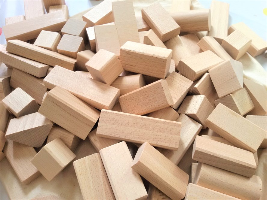Diy kids wooden blocks