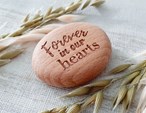 Engraved Small Pebble - Pocket Hug Design