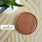 Turned Wooden Coasters - Various Timbers - Plain