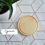 Turned Wooden Coasters - Various Timbers - Plain