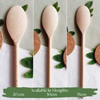 Plain Natural Wooden Spoon 20cm/30cm/35cm
