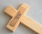 Personalised Wooden Cross 22cm