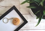 Personalised Wooden Keyring - Name and Initial