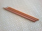 Plain Natural Round Smooth FSC Wooden Pencils - 17cm long