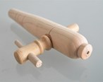 Wooden Tap Tapered 6 inch in length (152mm) Open