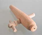 Wooden Tap, Tapered, 7.5 inch (190mm) Open