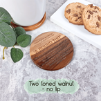 "A Round Tuit" Turned Wooden Coasters - Various Timbers