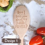 Air Fryer Chef Design - Personalised Wooden Spoon