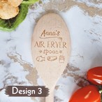 Air Fryer Chef Design - Personalised Wooden Spoon
