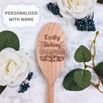 Bake Off Personalised Wooden Spoon - Engraved Baking Champion Award