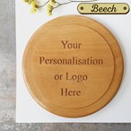 Large Design Your Own Personalised Coaster - Various Timbers