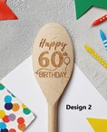 Happy Birthday Personalised Wooden Spoon