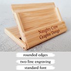 Business Card Holder - Wooden - Personalised