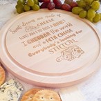 Sweet Dreams Are Made Of Cheese Serving Board