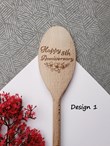 5th Wedding Anniversary Design Spoons