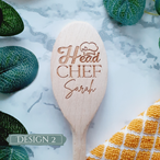 Chef Design - Personalised Wooden Spoon