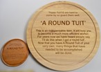 A Round Tuit Wooden Cheese Board (24cm)