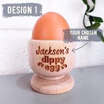 Personalised Wooden Egg Cup