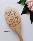 Grandma / Nana Bakes Personalised Wooden Spoons