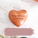 Valentine's Day Personalised Wooden Heart