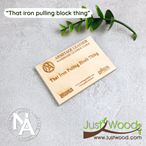 Just Wood Nigel Armitage Pulling Block – Leather Iron Removal Tool