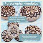 Round Wooden Mandala Pebbles for Dotting